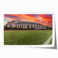 Extra large rolled print of New York City skyline in muted gray, ideal for art wall dining room decor.