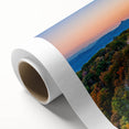 Art deco poster featuring South Carolina scenery in pastel shades on rolled canvas, ideal for nursery wall art.