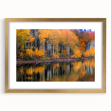 Extra large abstract art print of Zion National Park in muted earth tones, framed in gold, ideal for living room decor.