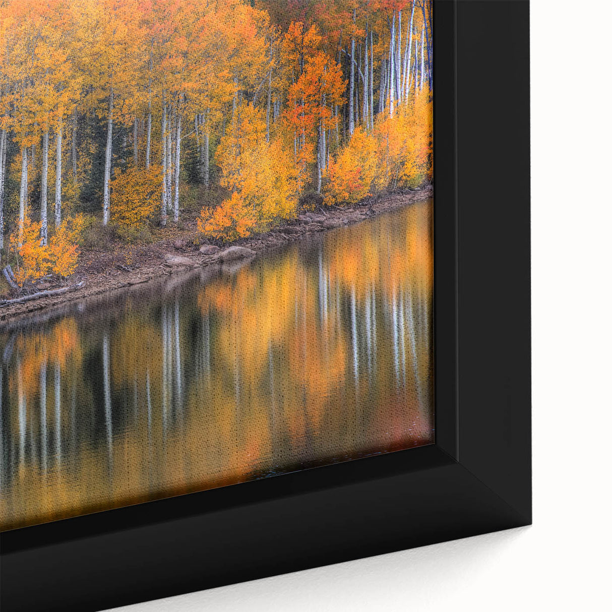 Extra large framed canvas of a textured, colorful Zion National Park scene, ideal for living room decor.