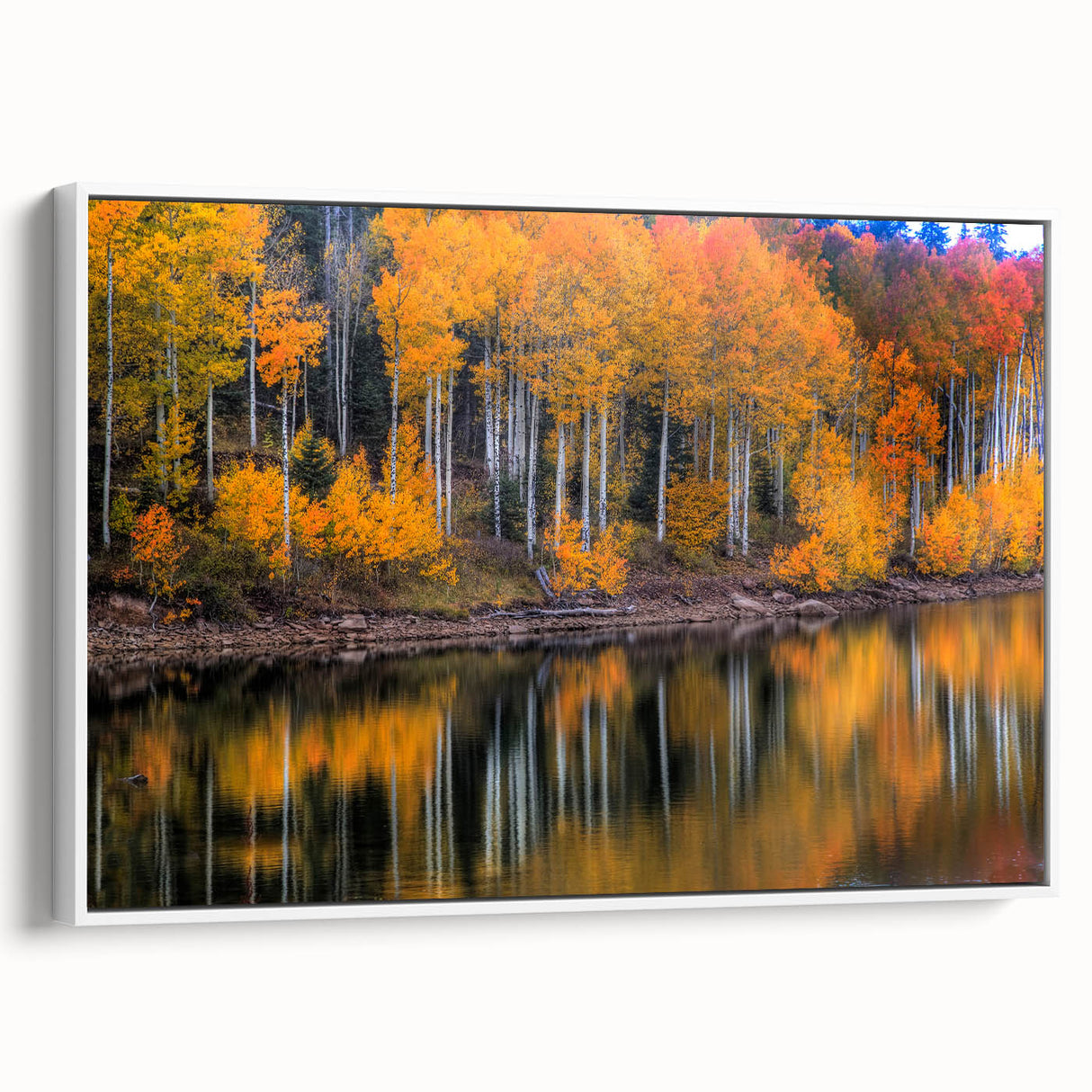 Vintage poster art of Zion National Park on a framed canvas, featuring vibrant colors, ideal for living room decor.
