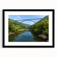 Colorful abstract art print of Virginia scenery in vibrant hues on a textured, extra large canvas.