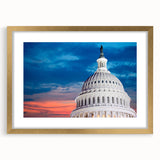 Extra large abstract art print of Washington D.C.