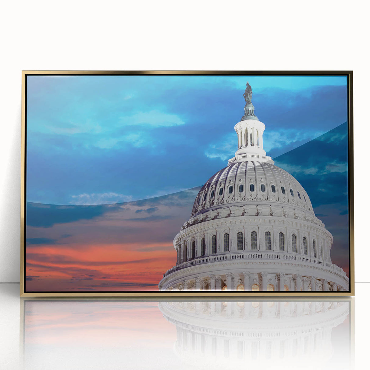 Large art print of Washington D.C.