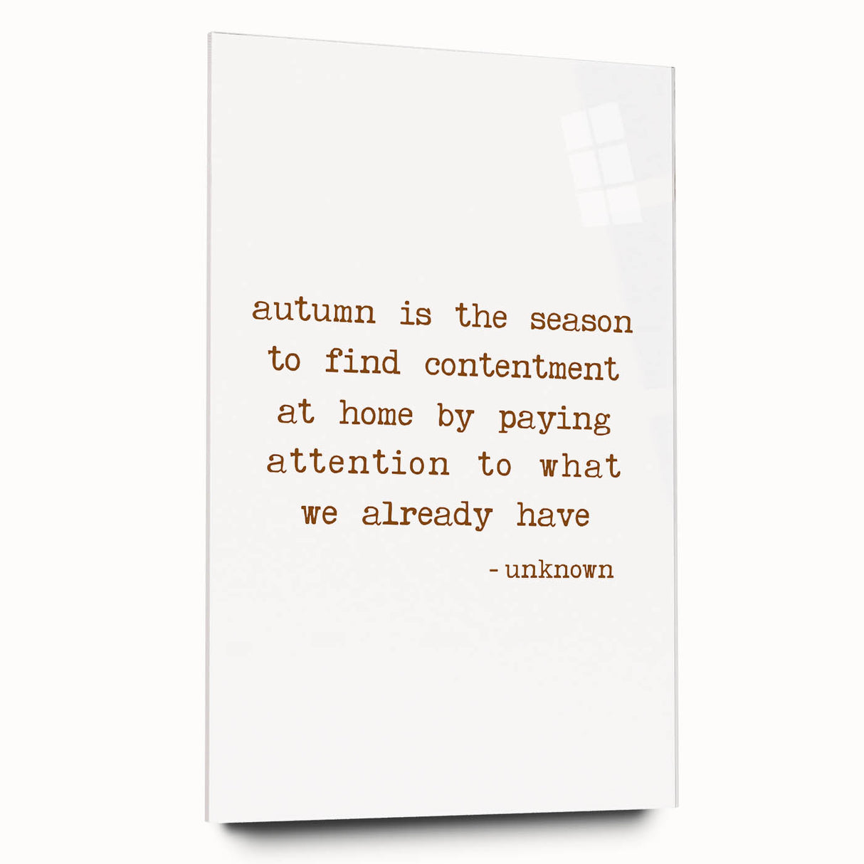 Large abstract wall art on acrylic glass depicting swirling autumnal hues, ideal for bedroom or dining room decor.
