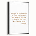 Black and white framed canvas of a vintage landscape painting, ideal for bedroom wall decor.