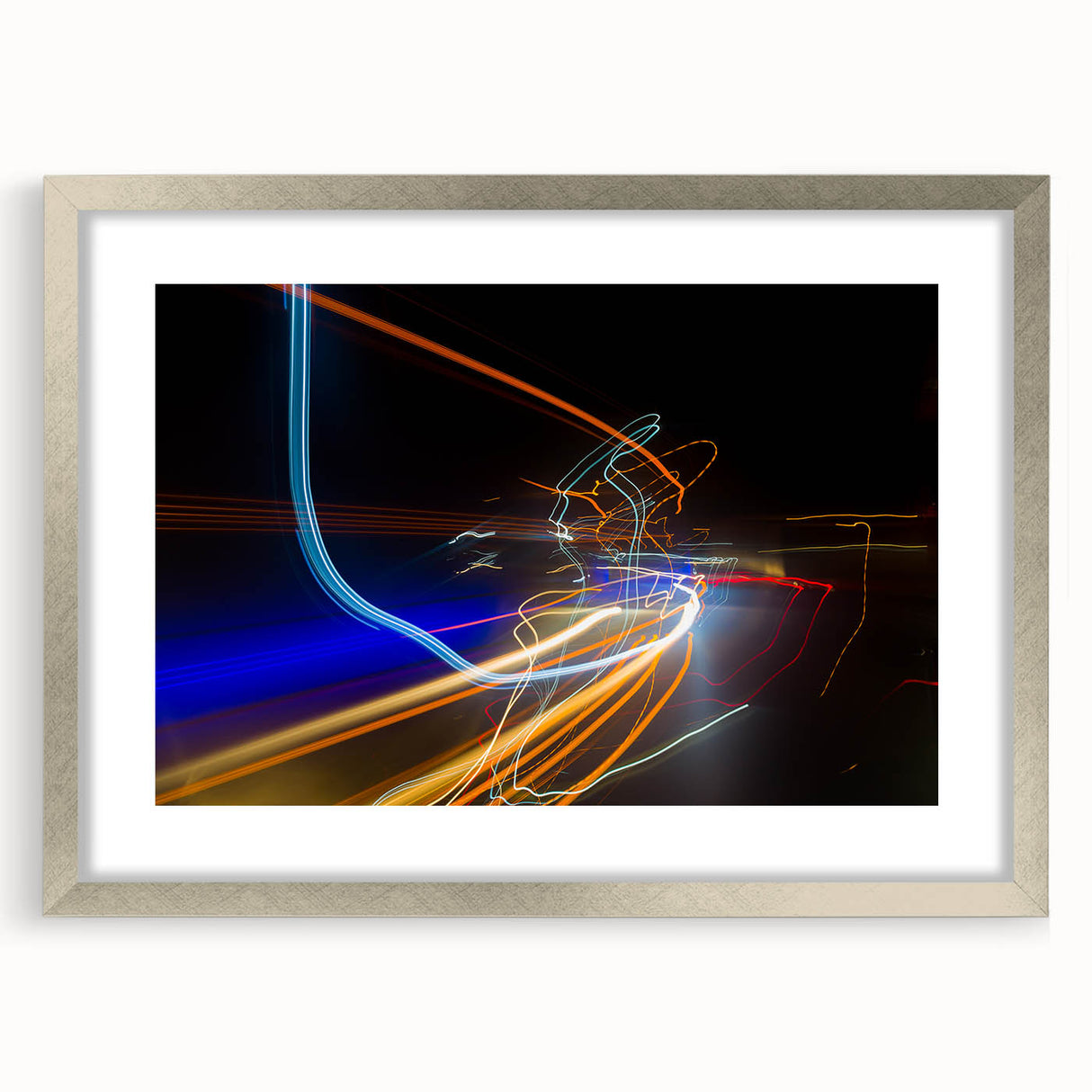 Urban Light Trail Abstract Wall Art – Dynamic Modern Photography