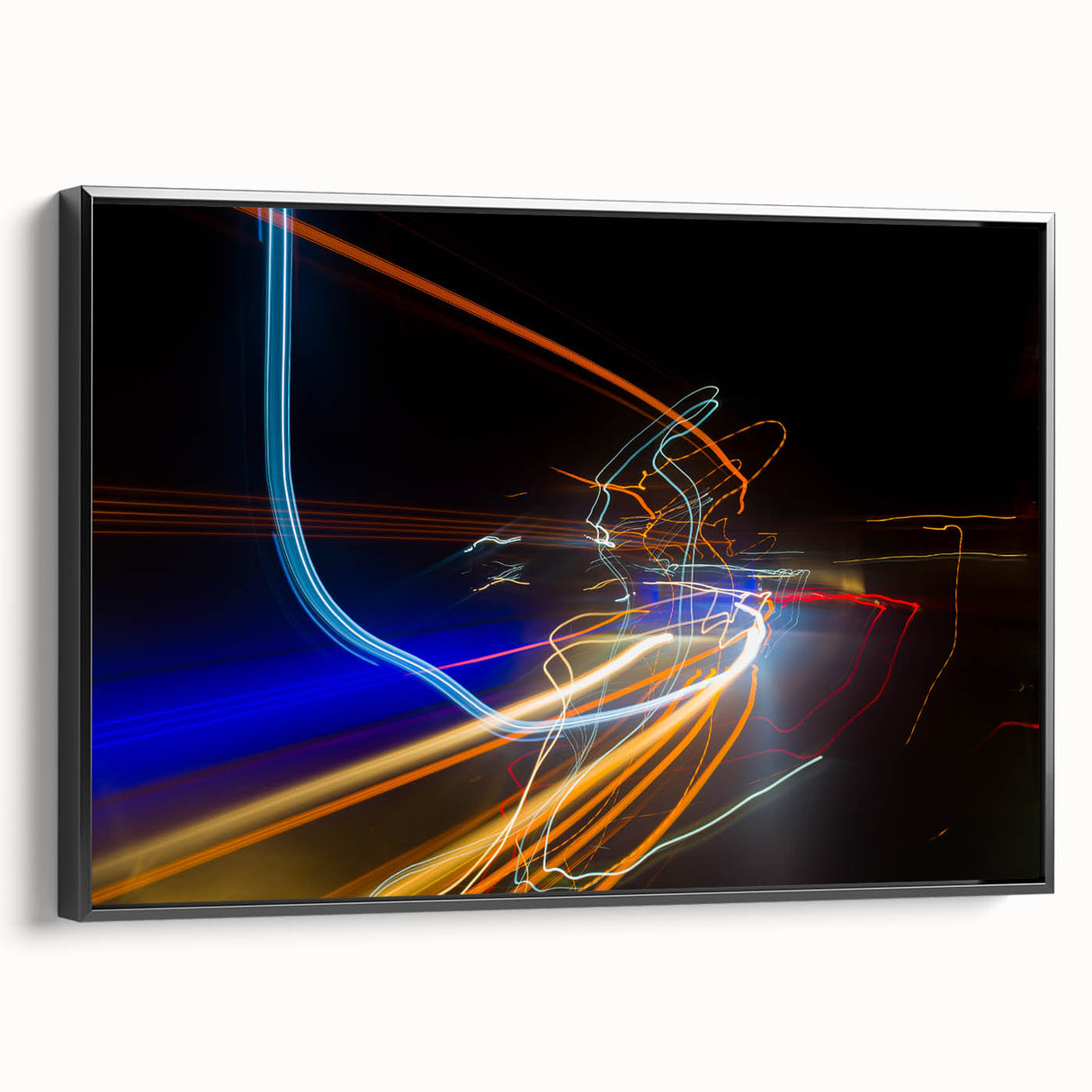 Urban Light Trail Abstract Wall Art – Dynamic Modern Photography