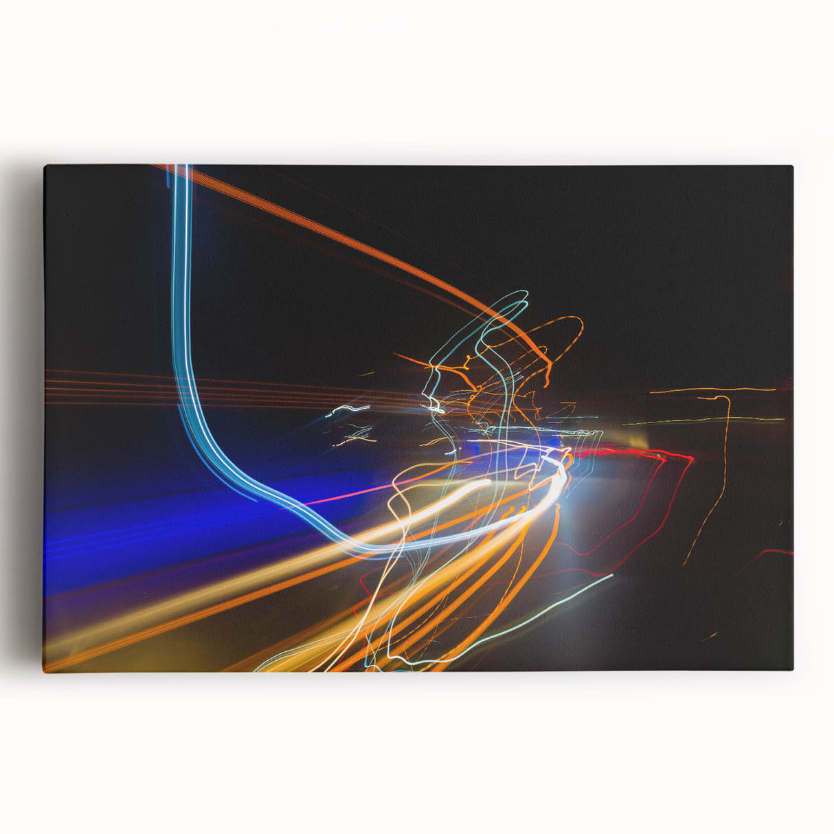 Urban Light Trail Abstract Wall Art – Dynamic Modern Photography