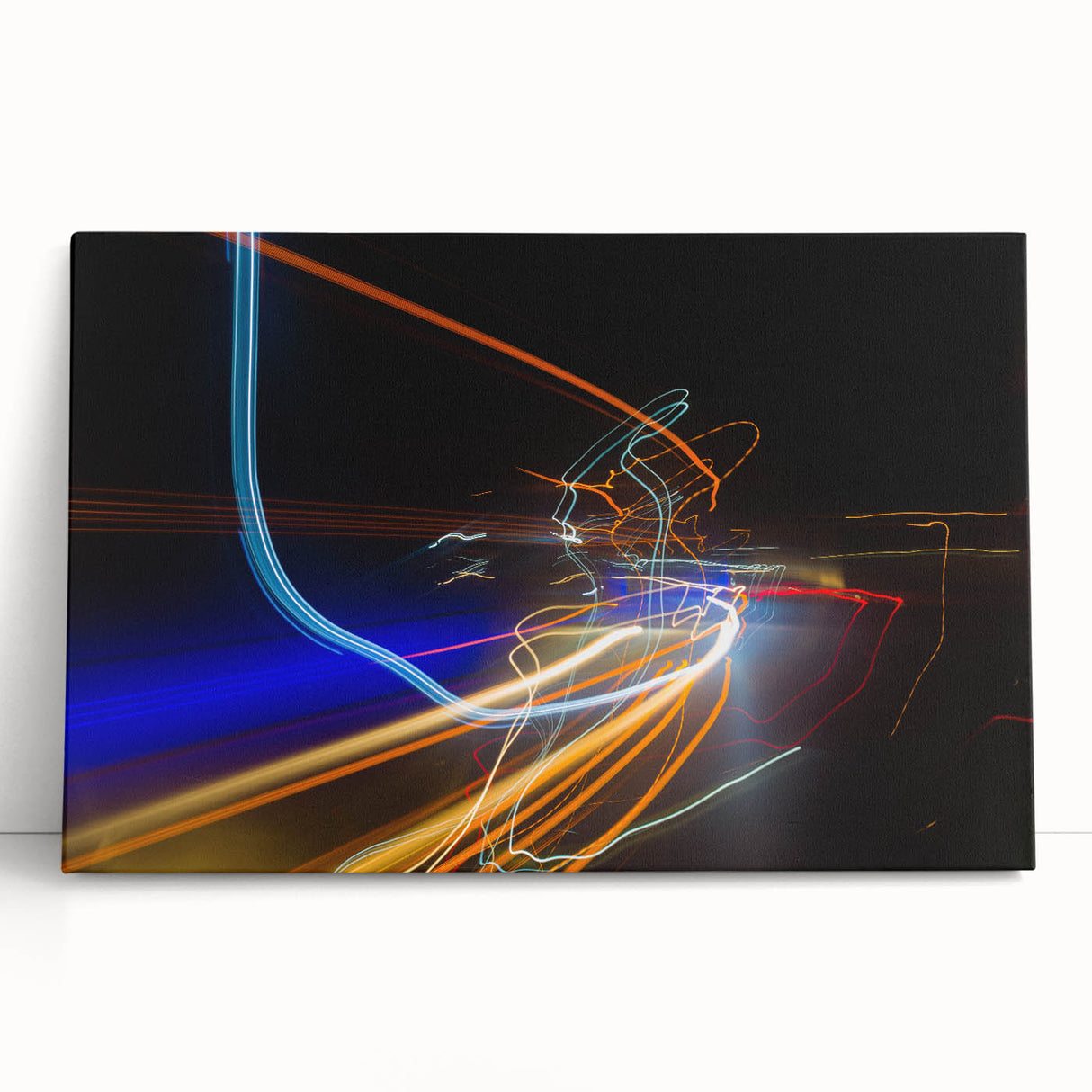 Urban Light Trail Abstract Wall Art – Dynamic Modern Photography