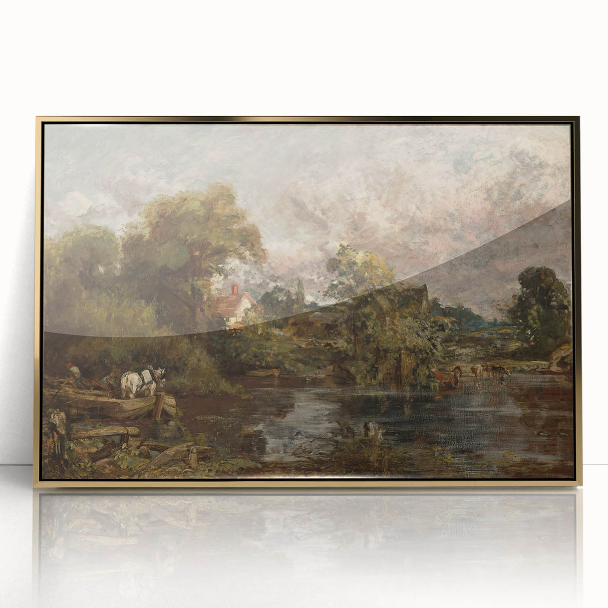 Romanticism Art: "The White Horse" by John Constable