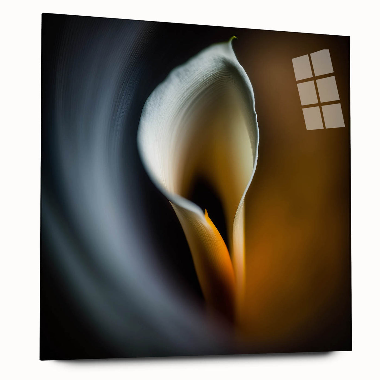 Framed Dining Room Prints - Elegant Calla Lily Floral Artwork