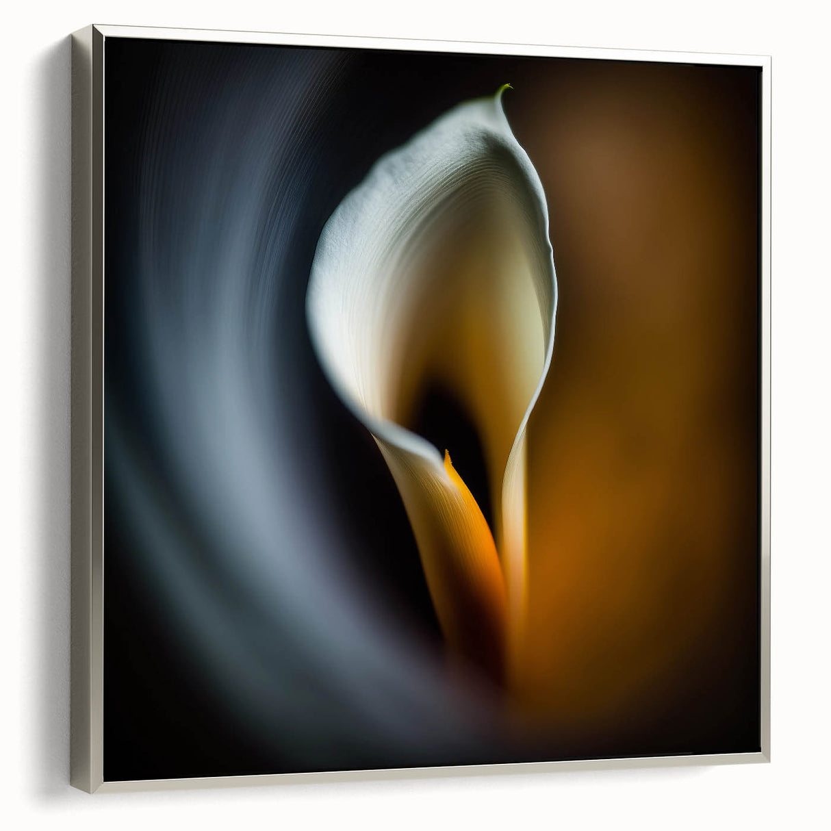 Framed Dining Room Prints - Elegant Calla Lily Floral Artwork