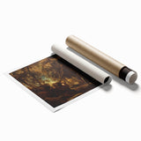 Baroque Art - Enchanting Forest Scene with Rococo Elegance Wall Art