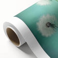 Floral and botanical rolled canvas artwork showcasing vibrant colors and intricate details, elegantly packaged in a protective cardboard tube for easy transport and display.