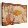 Large wall art on canvas showcasing an array of colorful pastries, ideal for kitchen wall decor.