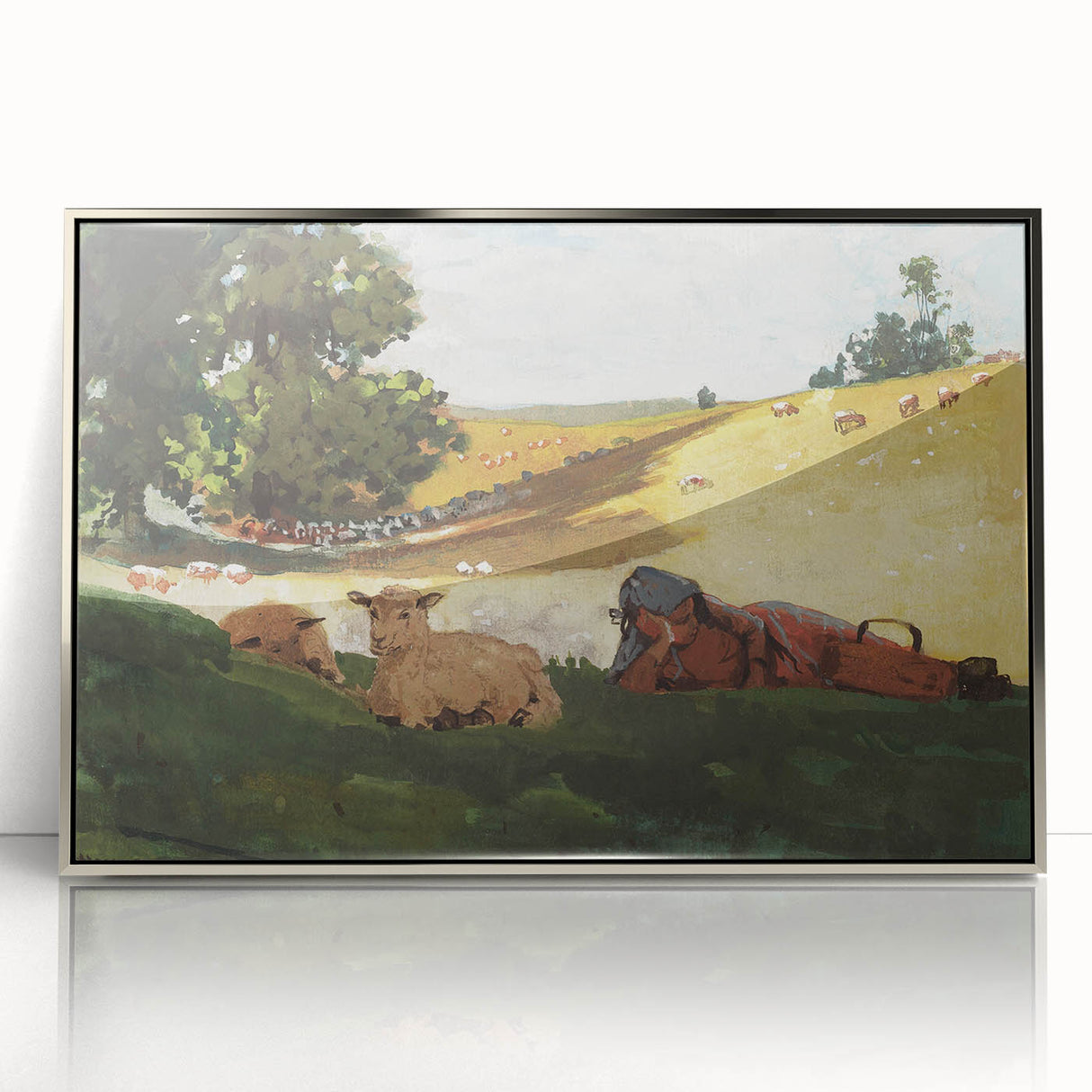 Realism Art Print – Warm Afternoon by Winslow Homer | Serene Pastoral Scene