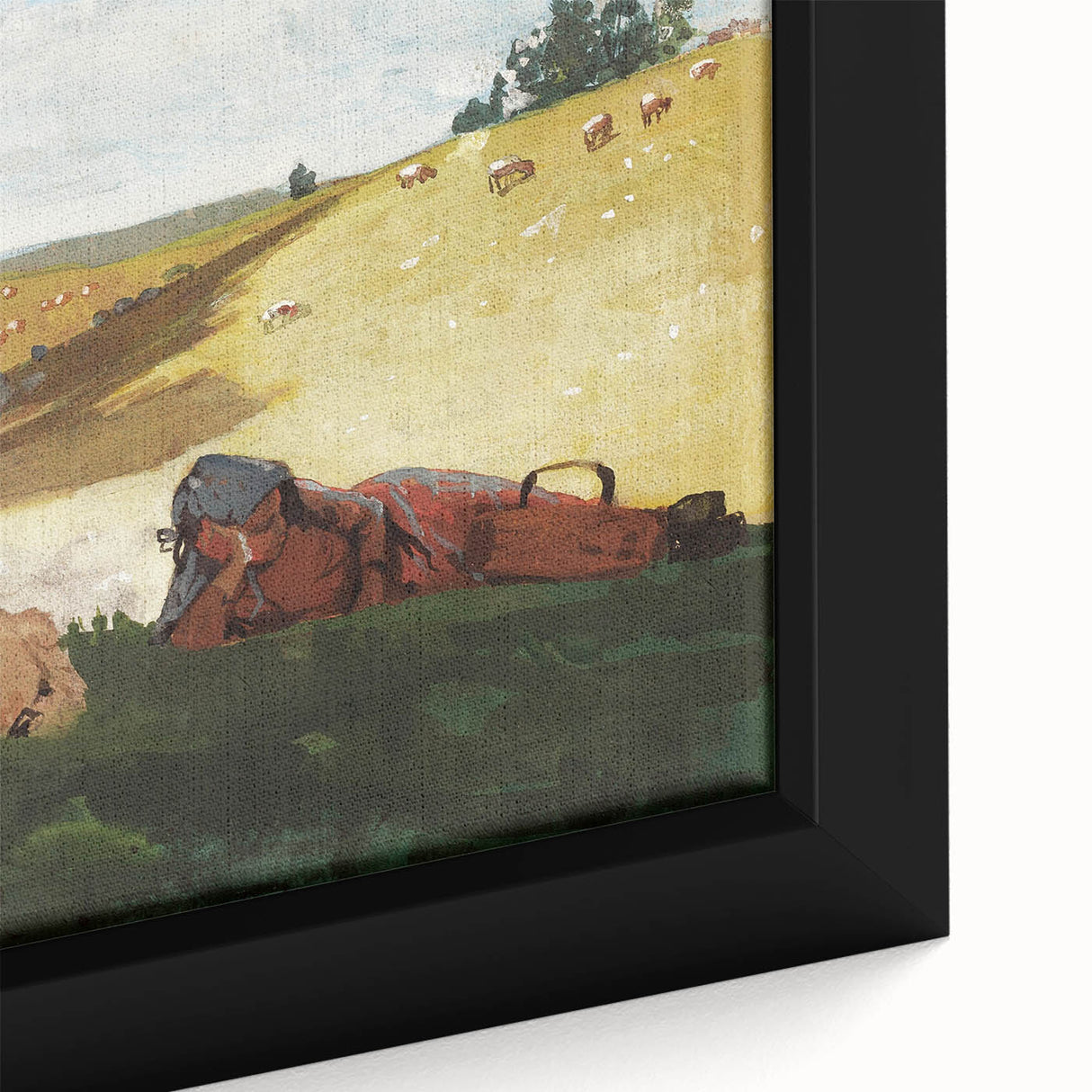 Realism Art Print – Warm Afternoon by Winslow Homer | Serene Pastoral Scene