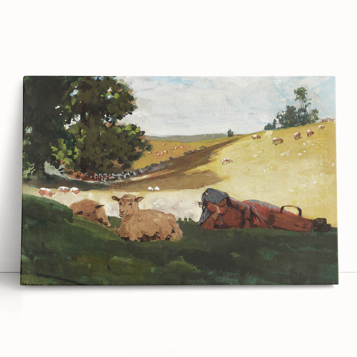 Realism Art Print – Warm Afternoon by Winslow Homer | Serene Pastoral Scene