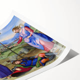 Renaissance Art Print – Raphael's Vision of a Knight – Classic Decor