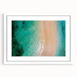 Extra large framed abstract art print depicting a textured Madagascar landscape in muted earth tones.