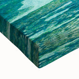 Large art of a Seychelles landscape in black and white on stretched canvas, ideal for bedroom wall decor.