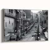 Landscape art painting of a Pakistani scenery in muted earth tones on a framed canvas, suitable for living room decor.