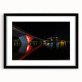 Abstract art print depicting a vibrant, colorful Australian Adelaide scenery on a textured, extra large canvas.