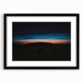 Extra large framed abstract art print of Ayers Rock in vibrant, textured colors, ideal for living room decor.
