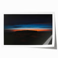Ayers Rock landscape on rolled print, featuring earthy red and orange tones, suitable for dining room wall art.