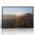 Large abstract wall art depicting Queensland scenery in muted earth tones on a framed acrylic.