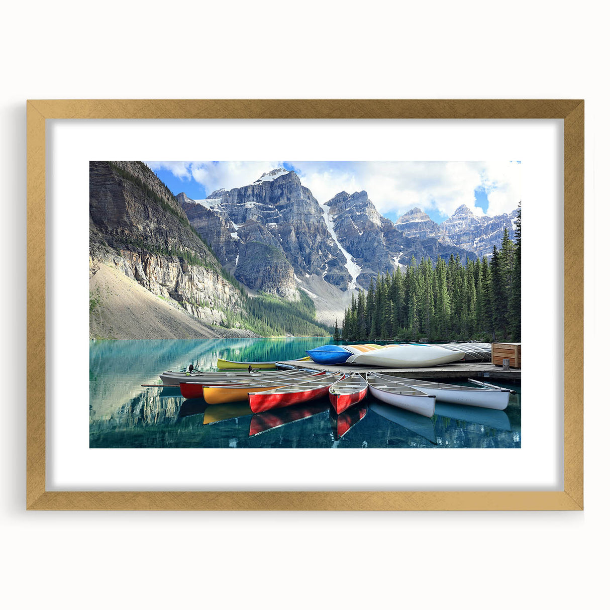 Extra large textured abstract art print of Alberta scenery in muted earth tones, framed in gold, ideal for living room decor.