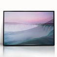 Large abstract wall art depicting Ontario's scenery in muted earth tones on a framed acrylic.