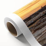 Art Deco style poster of Prince Edward, Canada scenery on rolled canvas, ideal for nursery wall art.