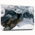 Acrylic print of a Yukon landscape in muted earth tones, suitable for bedroom or dining room decor.