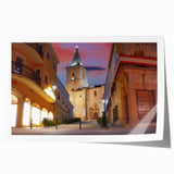 Extra large rolled print depicting vibrant floral scenes of El Salvador, ideal for art wall dining room.