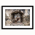 Extra large framed abstract art print depicting colorful, textured scenery, ideal for living room decor.