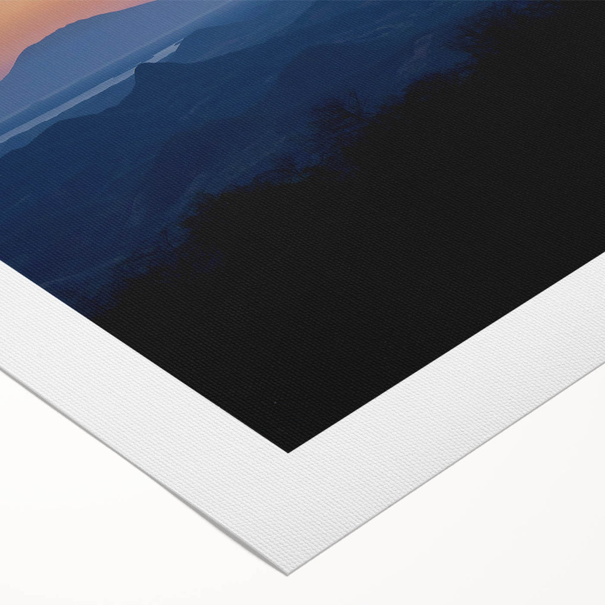Art deco poster featuring a vibrant Central American landscape on rolled canvas, suitable for dining room decor.