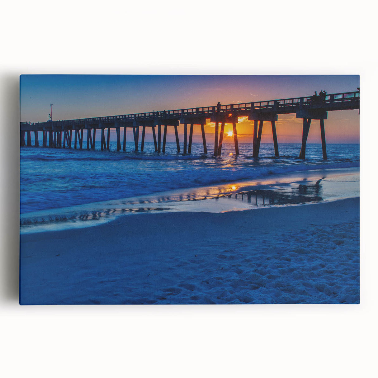 Black and white large art print of Panama scenery on stretched canvas, ideal for kitchen wall art.