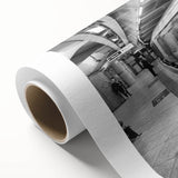 Art deco poster of Piccadilly, England in pastel shades on rolled canvas, ideal for nursery wall art.