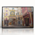 Large abstract wall art depicting the Normandy landscape in muted earth tones on a framed acrylic.