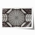 Rolled print of Naples, Italy with vibrant floral accents, ideal for art wall dining room decor.