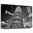 Acrylic print of Pisa, Italy scenery in muted earth tones, suitable for bedroom or dining room decor.