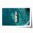 Rolled print of Portofino, Italy scenery with vibrant floral accents on canvas, ideal for art wall dining room.