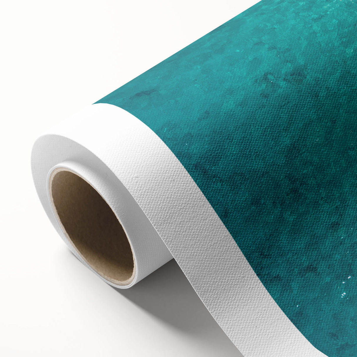Art deco poster of Mediterranean Sea scenery in soft blue and white hues on rolled canvas, ideal for nursery wall art.