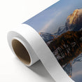 Art Deco poster of a European scenery in Slovakia, featuring pastel shades on rolled canvas, ideal for nursery wall art.