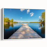 Vintage poster art of a European scenery on framed canvas, featuring colorful elements on a black background.