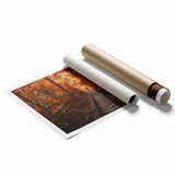 Extra large rolled print of a floral scene in soft pastel shades, ideal for classy bathroom wall art.