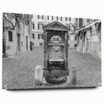Acrylic print of the Vatican scenery in muted earth tones, suitable for bedroom or dining room decor.