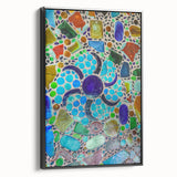 Black and white framed canvas of Cabo San Lucas landscape, ideal for bedroom wall art in a vintage poster style.